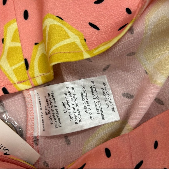 Anthropologie NEW! Lemon Shorts Overalls Romper by Hutch NWT SZXS - Picture 6 of 7